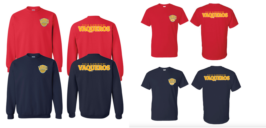 Youth T-Shirt and Pullover Sweatshirt Bundle